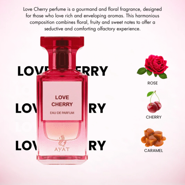 Ayat Perfumes - Love Cherry 80ml Eau de Parfum Unisex – Bild 3