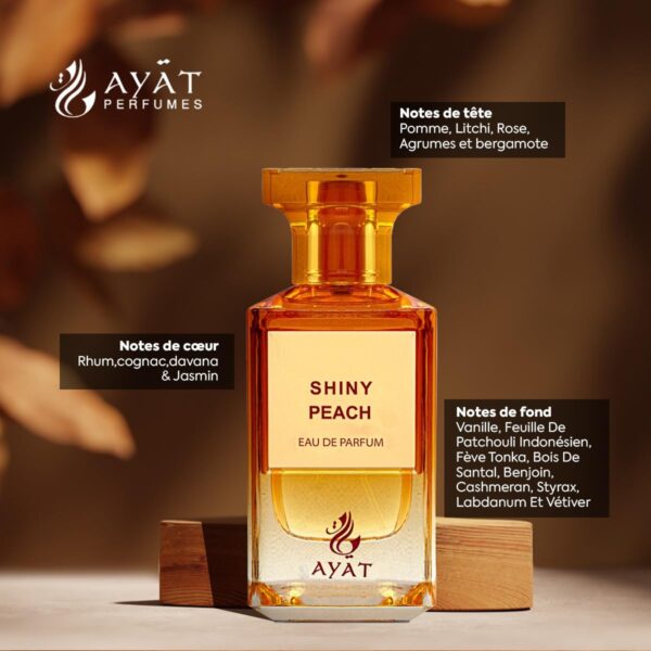 Shiny Peach 100ml by Ayat Perfumes – Inspired by the Royal Garden of the Arabian Peninsula – Bild 3