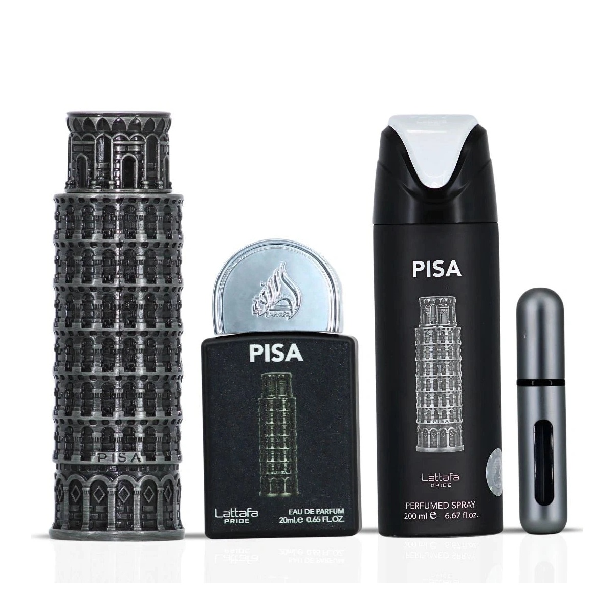 Lattafa Pride Pisa 3-teiliges Eau de Parfum Geschenkset für Herren – Bild 2