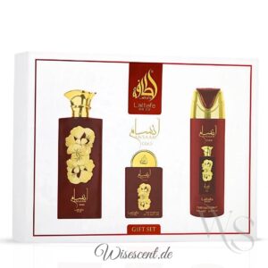 Ansaam Gold 3-teiliges Geschenkset Parfum von Lattafa Pride