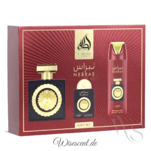 Lattafa Pride Nebras Eau de Parfum Geschenkset 3-teiliges | Unisex
